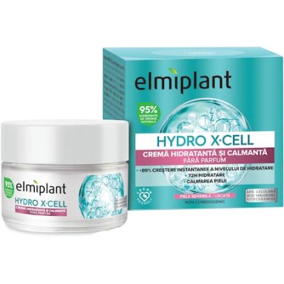 Elmiplant Crema Fata Hidratanta Calmanta Zi 50 ml Hydro X-Cell Piele Sensibila/ Uscata 20+