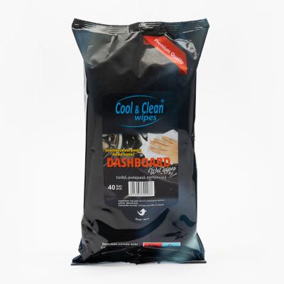 Cool &amp; CleanServetele umede auto bord 40Buc/Set