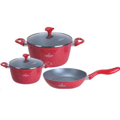 Bohmann Set Gatit Antiaderent 5 piese Rosu BH7355