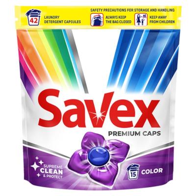 Savex Detergent Capsule 42Buc/Set Color