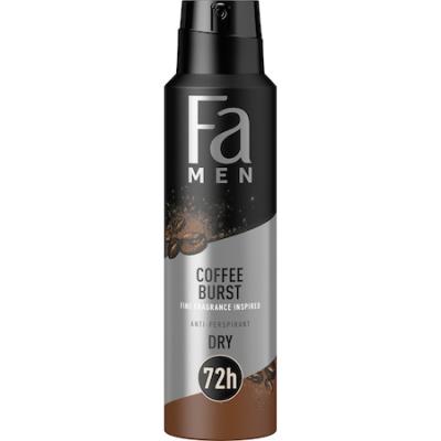 Fa Deodorant antiperspirant spray Men Coffee Burst 150ml Parfum Cafea