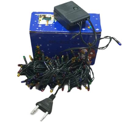 Instalatie Electrica Craciun 200Becuri LED, 7M, 8 Moduri Lumina Multicolor 20058