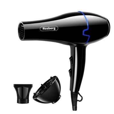 Rosberg Uscator Par Profesional cu Difuzor, 2000W,2 viteze, 3 nivele, Negru,R51100KD