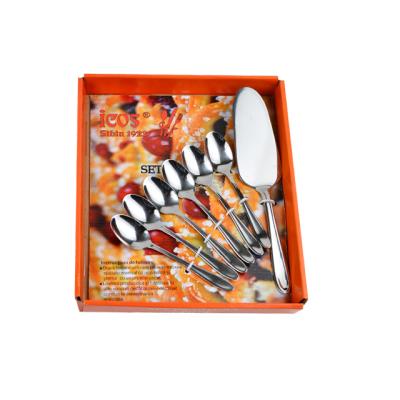 Olivia set desert 6 lingurite inox+spatula tort