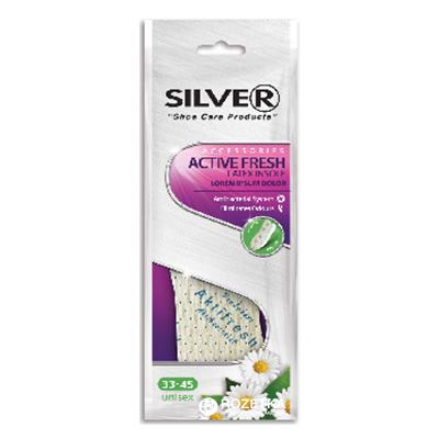 Silver Brant incaltaminte Active Fresh Antibacterian, Latex, Unisex, 33-45