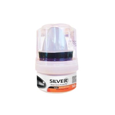 Silver Crema Solida incaltaminte 50ml Negru KS2001-01