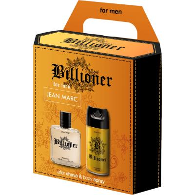 Jean Marc Pachet cadou Men Billioner, After shave 100 ml si deodorant 150 ml