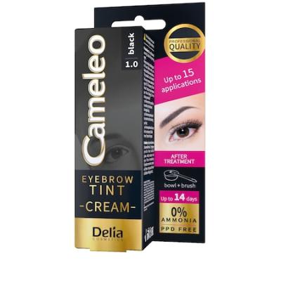 Cameleo Delia Vopsea Sprancene Negru 1.0 Black 15 ml