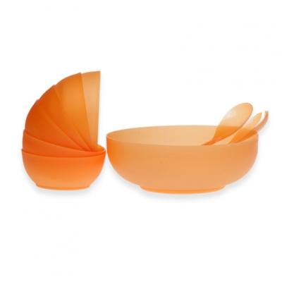 Set Plastic Castron 2L+6 Boluri 0.35L+Tacamuri