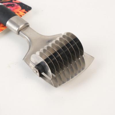 Rola manuala Inox Modelare taitei casa cu maner silicon A13822
