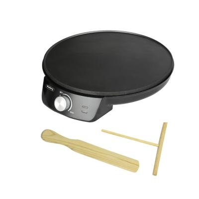 Rosberg Aparat Preparat Clatite 1200W, placa antiaderenta, 30cm, spatula lemn cadou R51323A