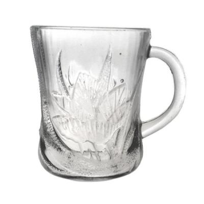 Cana Sticla Gold Glass 220ml 3Buc/set