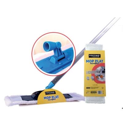 Fortino Mop Plat Microfibra Super Absorbant Maner Telescopic 1-1.5m