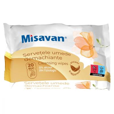 Misavan Servetele Umede Demachiante 20Buc/Set