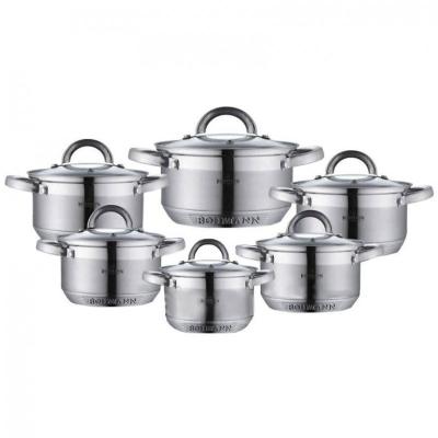 Bohmann Set Gatit 12 Piese Inox, PREMIUM, BH 0717