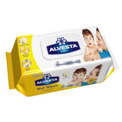 Alvesta Servetele Umede Baby 120Buc/Set