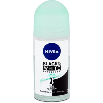 Nivea Deodorant antiperspirant roll-on 50ml Black &amp; White Invisible Fresh