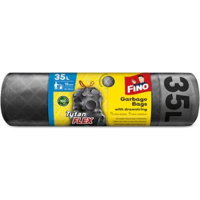 Fino Saci Menaj Tytan Flex cu snur 35L 15Buc/Set