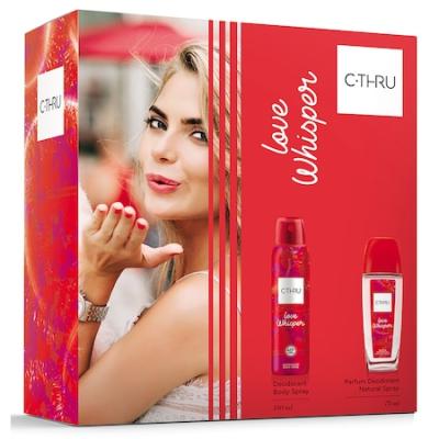 C-THRU LOVE WHISPER Caseta Cadou Parfum Corp 75 ml + Deodorant spray Corp 150 ml