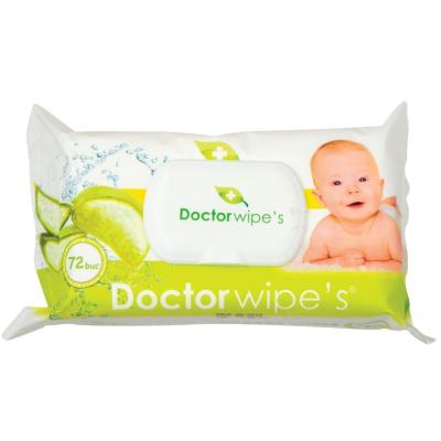 Doctor Wipes Servetele Umede 72Buc/set Aloe Vera