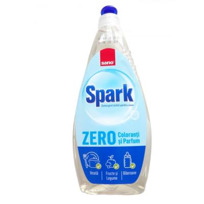 Sano Spark Detergent Vase 500Ml Zero Coloranti Spalare Vase, Legume, Fructe