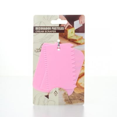 Set 3 raclete silicon pentru ornare tort si pregatire forme din aluat