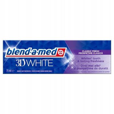 Blend A Med Pasta Dinti 75ml 3D White Classic Fresh