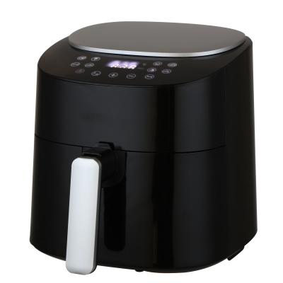 Rosberg Friteuza Airfryer Premium aer cald, Fara ulei, 1300W, 4,2 L, Uscare fructe, Digital, 8 programe, Negru OV51980O