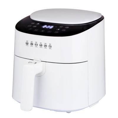 Rosberg Friteuza Airfryer Premium aer cald, Fara ulei, 1300W, 4,2 L, Uscare fructe, Digital, 8 programe, Alb OV51980O