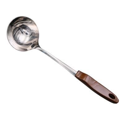 Polonic Inox cu maner Plastic 33cm A00595