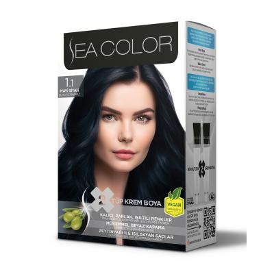 Sea Color Vopsea Par 1.1 Albastru Negru