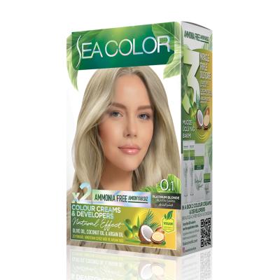 Sea Color Vopsea Natural Effect Fara Amoniac 0.1 Blond Platinat
