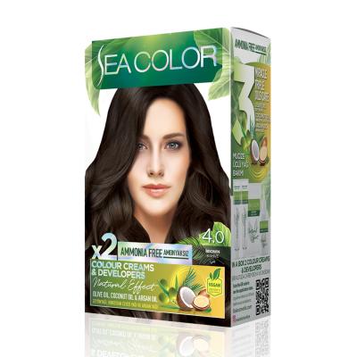 Sea Color Vopsea Natural Effect Fara Amoniac 4.0 Maro