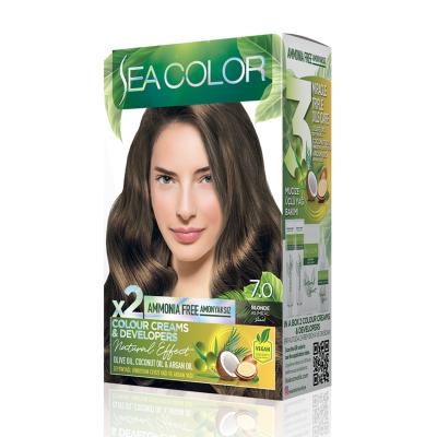 Sea Color Vopsea Natural Effect Fara Amoniac 7.0 Brunet