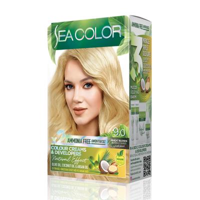 Sea Color Vopsea Natural Effect Fara Amoniac 9.0 Blond