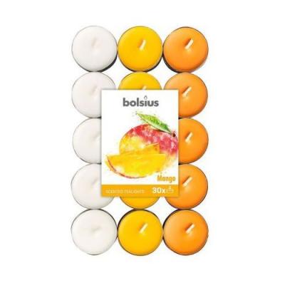 Bolsius Candela Lumanare Pastila Parfumata Timp de ardere 4 ore, 30Buc/Set Mango