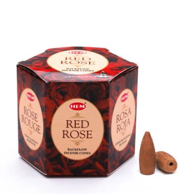 Hem Conuri Parfumate 40Buc/Set Red Rose
