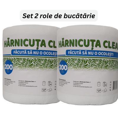 Harnicuta Prosop Monorola Bucatarie 2 Straturi 200 Foi 2BUC/SET Pachet Curatenie