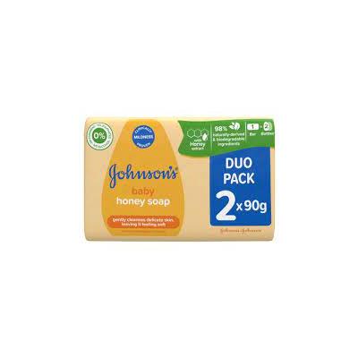Johnson Baby Sapun 2x90 g cu Miere de Albine pentru Piele Delicata