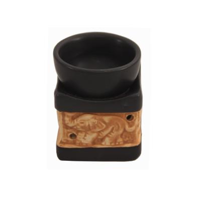 Suport Ceramic mic Elefant pentru uleiuri aromate 75x65 mm