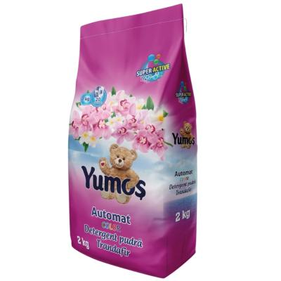 Yumos Detergent Automat 2kg Color Trandafir &amp; Orhidee