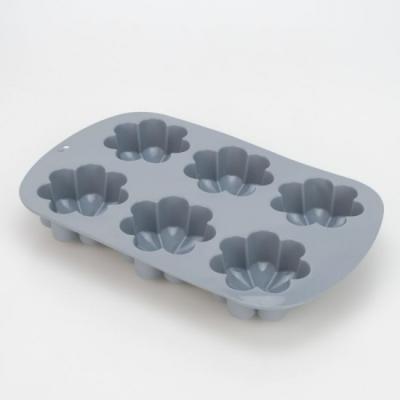 Tava silicon 6 briose/savarine 27x7x3cm A12924