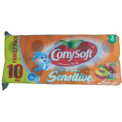 ConySoft Hartie Igienica 2 straturi 10Buc/Set Piersica