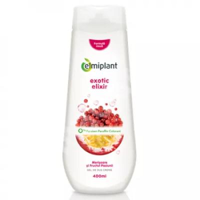 Elmiplant Gel Dus 400 ml Exotic Elixir Merisor &amp; Fructul Pasiunii