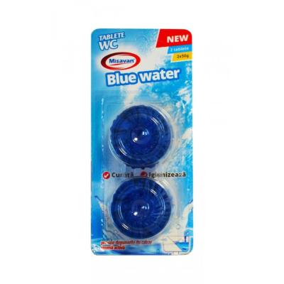 Misavan Tablete Bazin Wc 2x50G Albastru/Blue Water