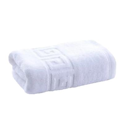 Prosop Bumbac Greek border 30x50cm 500g/m2 Alb