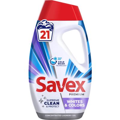 Savex Detergent Lichid 0.945L Premium White Color 21 spalari