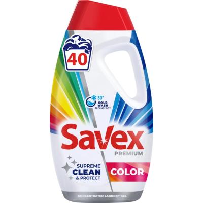 Savex Detergent Lichid 1.8L Premium Color 40 spalari