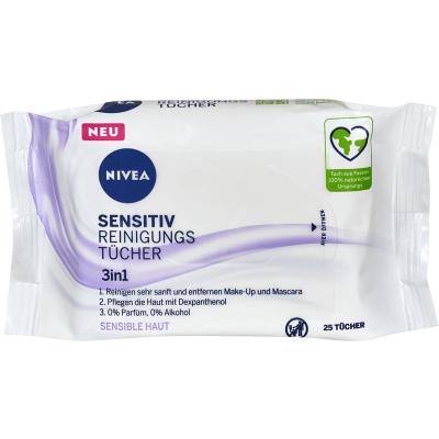 Nivea Servetele Demachiante 25buc pentru ten sensibil