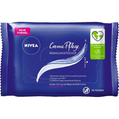 Nivea Servetele Demachiante 25buc Creme Care pentru ten normal